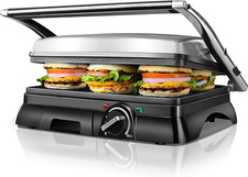 AIGOSTAR 2000W Large Sandwich Toaster & Panini Press Electric Grill