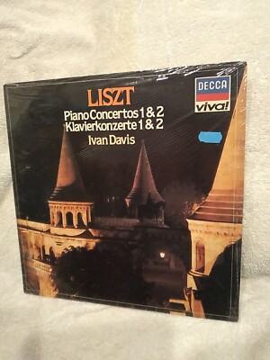 LISZT Piano Concertos 1 & 2 Ivan Davis Royal Phil LP 1981  Decca Viva UK SEALED 