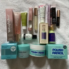 7 Full +3 Travel Sz Make Up Skin Body Care Ciate Korres Etude Pixi Lancome NEW