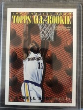 LATRELL SPREWELL 1993 TOPPS GOLD ALL-ROOKIE 1ST TEAM #153 - WARRIORS