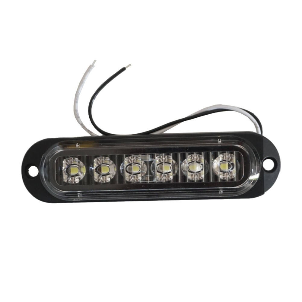 2X White LED Side Marker Clearance Light for Trucks RVs Waterproof 24V 12V eBay