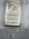 10 Grams Silver Bar Pan American Silver Corp Mint Sealed .999 Fine Silver