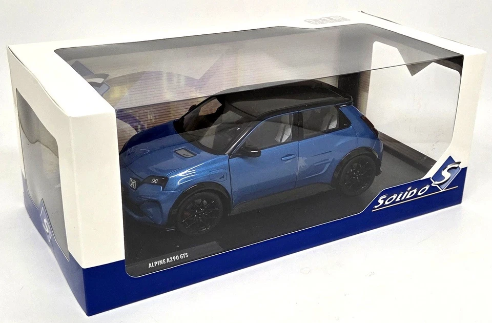 Solido 1/18 Alpine A290 GTS Bleu Alpine Metallic Diecast model car - Image 2 of 4