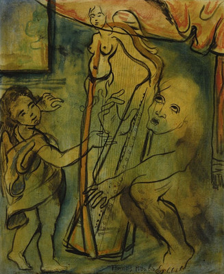 Francis Picabia Le Harpiste : Archival Quality Giclée Art Print circa 1920s