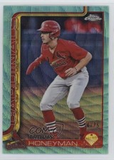 2025 Topps Pro Debut Chrome Aqua Wave Refractor 38/75 Travis Honeyman 1ic9