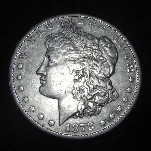1878-CC Morgan Silver Dollar - Solid XF details 1st-year from Carson City mint