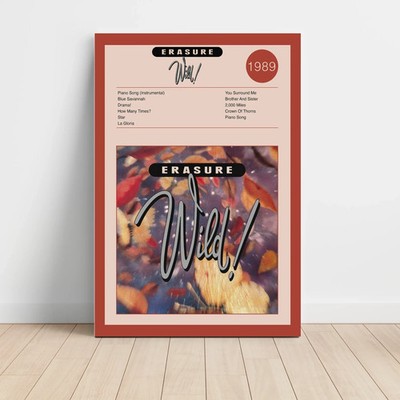 Erasure - Wild Fine Art Album Poster