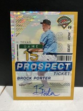 2024 Panini Brock Porter 01/10 Texas Rangers Prospect Auto ⚾️ L1
