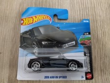 2019 AUDI R8 SPYDER BLACK 4/5 DROP TOPS 1:64 HOT WHEELS