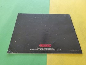 Excitebike (Nintendo Entertainment System) NES - Instruction Manual Only