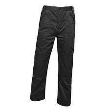 Regatta Pro Action Mens Trousers Professional Work Pants Multi Pocket.BLACK-32R