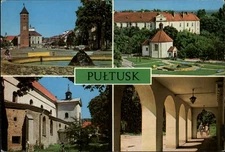 Pultusk Poland vintage postcard o107
