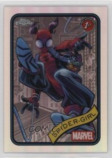 2025 Topps Chrome Marvel Comics Refractor Spider-Girl #143 04ag