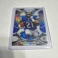 2015 Topps Finest Blue Refractor /250 Ameer Abdullah #139 Detroit Lions Rookie
