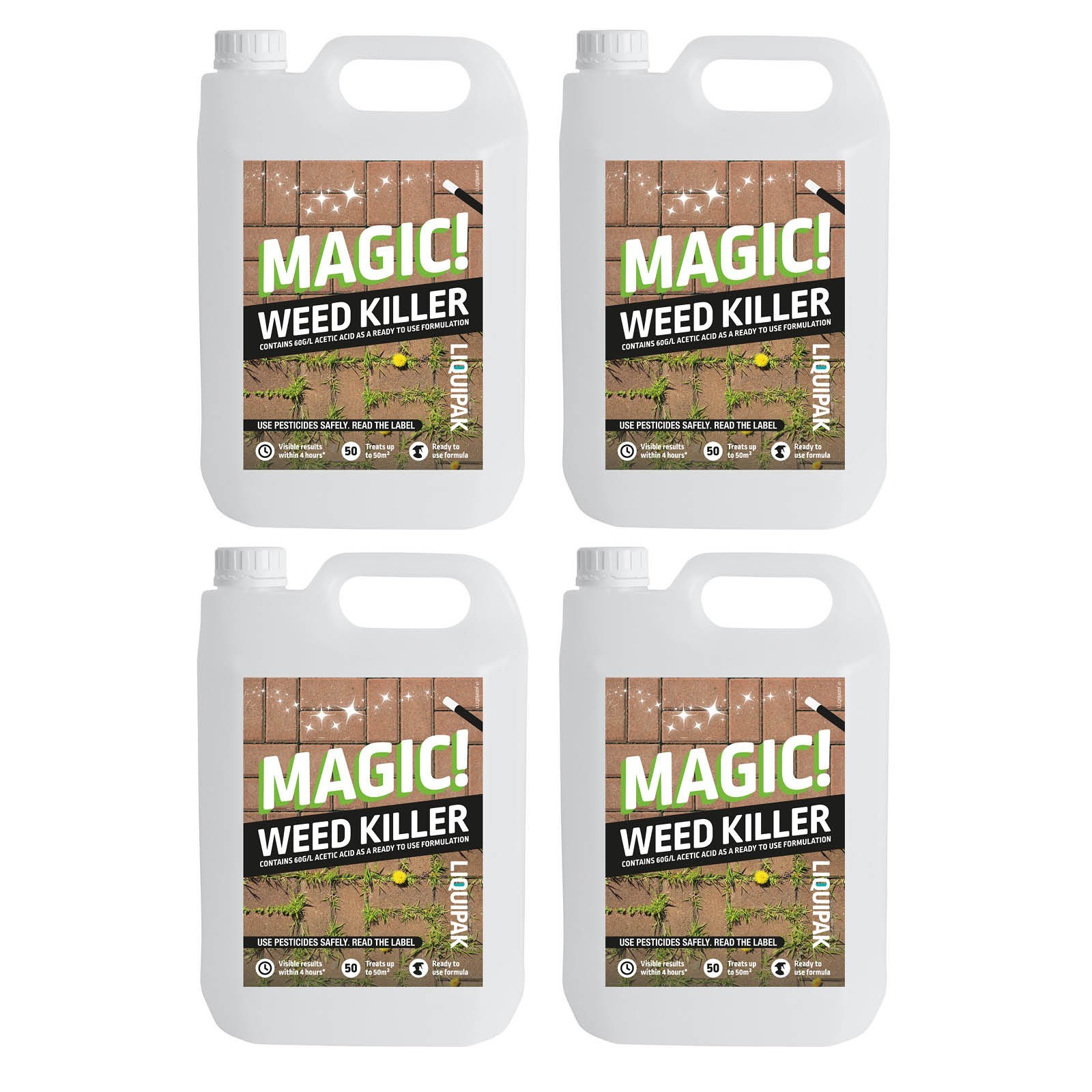 Magic Weedkiller 20L MAPP Approved Patio Driveway Algae Moss Killer Hose Spray