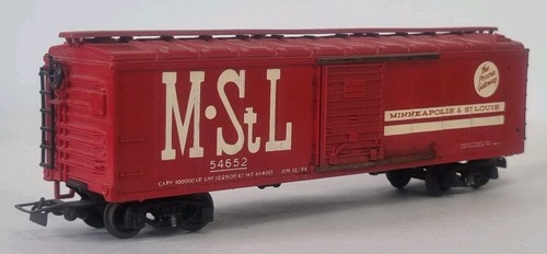 Rivarossi HO Minneapolis & St. Louis puerta corredera vagón rojo 54652 sin caja | Zustand: Used