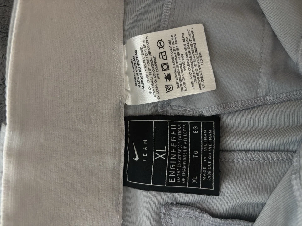 New Nike Vapor Select Big Girls' Gray Softball Pants AV6882-100 Size XL - Image 2 of 4