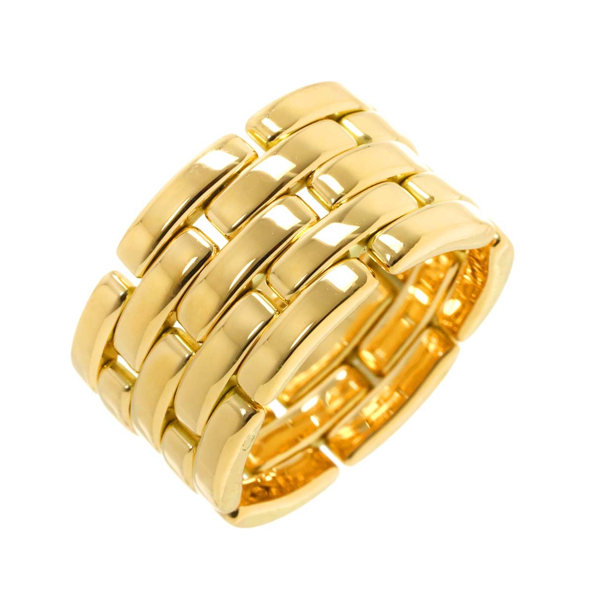 Cartier Maillon Panthere Ring 18K K18 YG size6.75-7.25(US