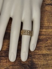 18K Gold Plates Leaves Ring Waterproof Hypoallergenic And Tarnish Free