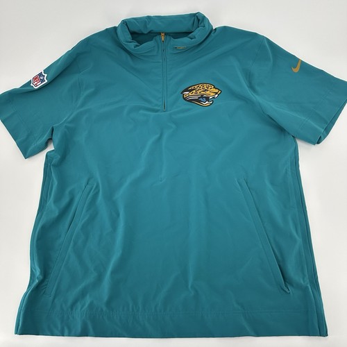 Jacksonville Jaguars Shirt Mens XL On Field Team Issued Doug Pederson Hooded - Picture 3 of 10