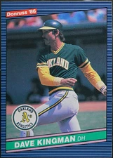 1986 Donruss Baseball Dave Kingman #54 NM