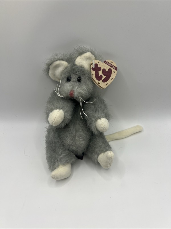 Ty Squeaky The Mouse Attic Treasures  1993 Fully Jointed 