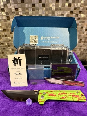 North Mountain Blade Chop 2 ZOMBIE SLD-magic Tanto Folding Pocketknife Aluminum 
