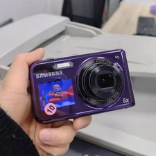 Samsung PL170 16.1MP 5x Optical Zoom Dual Screen LCD Selfie Digital Camera