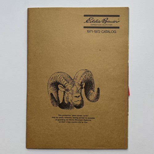 Vintage 19711972 Eddie Bauer Expedition Outfitter Catalog Outdoor