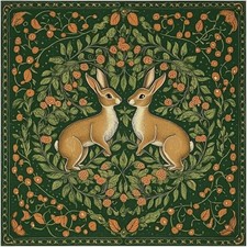 arricraft Square Cotton Handkerchief, Square Handmade Cotton Bandana for Men Wom