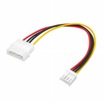 Q02 Floppy Stromadapter 4Pin Molex auf 4Pin FDD IDE Stromkabel für PC Laufwerk