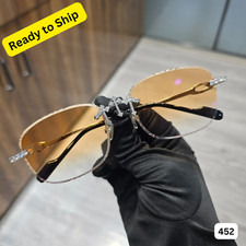 VVS Moissanite D Color Sunglasses Luxurious Hip Hop glasses Men's Party Eyewear