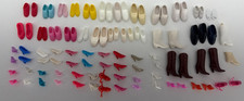 Barbie Doll Shoes Huge Lot Vintage Mixed Heels Boots Sneakers Cowboy Ken 100 pc