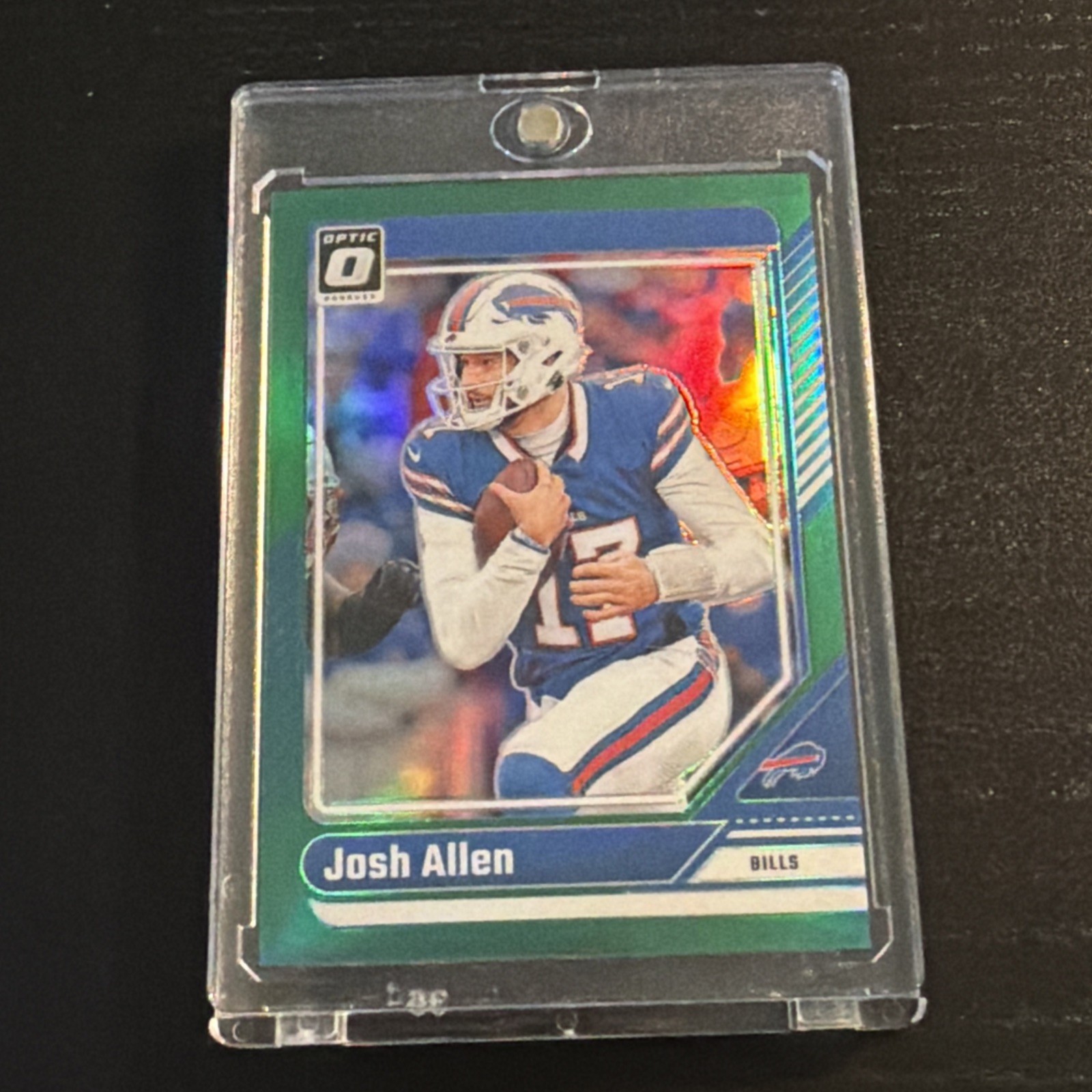 2024 Optic #19 Josh Allen Green Prizm 3/5