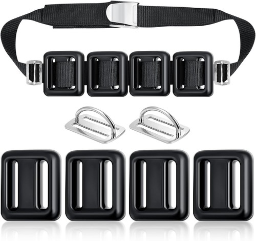 Scuba Diving Weight Belt Kit 7 Pcs with Weights - Picture 1 of 5