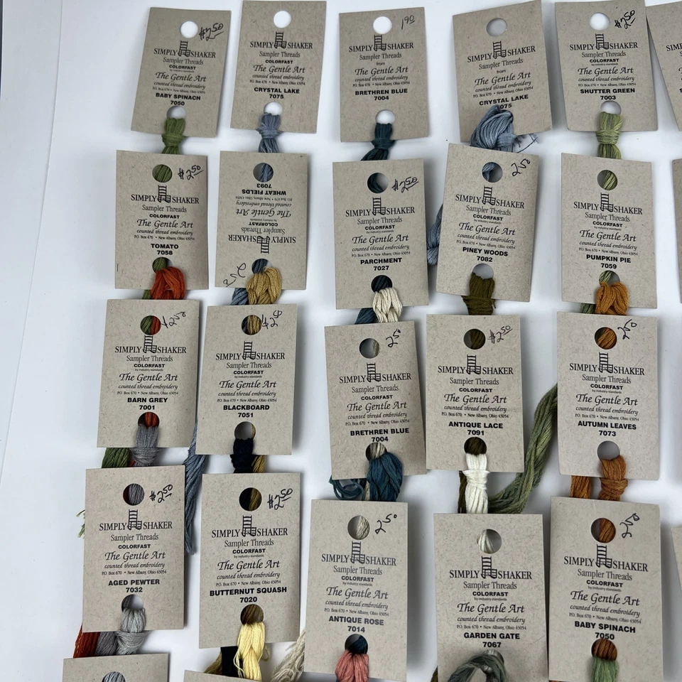 Lot of 110 The Gentle Art Simply Shaker Sampler Threads Floss - Image 2 of 4