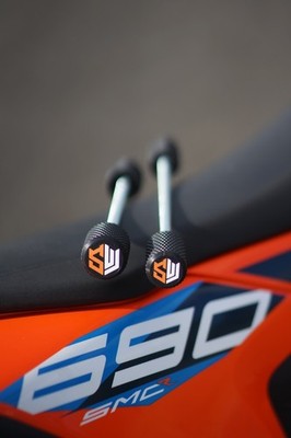 Supermoto Stuntpegs Crash Pads Logo KTM Husqvarna GasGas