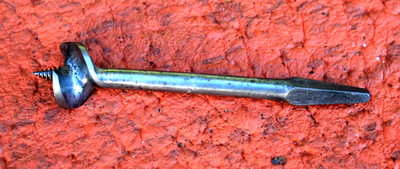 Vintage short 30 mm 1  3/16'' Auger Bit Wm Marples & Sons Sheffield England 6''