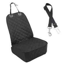 Dog Car Front Seat Cover with Side Flaps, Waterproof  Scratch Proof Car Seat...