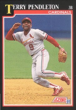 1991 Score #230 Terry Pendleton 1