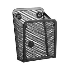 3.54X1.77 In. Metal Mesh Magnetic Pencil Holder, Stainless Steel Pen Basket Orga