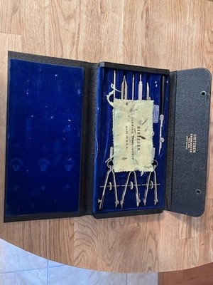 Vintage Dietzgen Commander Drawing Instruments Set - Incomplete