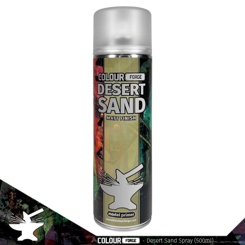 Colour Forge Desert Sand Matt Finish Spray Paint (500ml) - Image 2