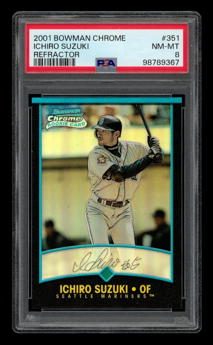 Bowman Ichiro Suzuki Rookie Baseball Sports Trading Cards