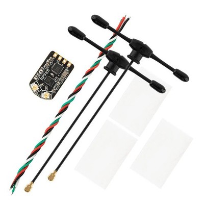 Radiomaster RP3 2.4GHz ExpressLRS Nano Receiver with 65mm UFL T Dual Antenna ...