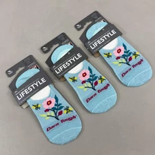 DARN TOUGH (3 Pack) Lifestyle Socks No Show Hidden Lightweight Women SZ M 7.5-9.
