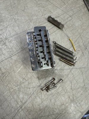Fender 80s-90s Japan RI Stratocaster Tremolo Bridge large painted block VGC