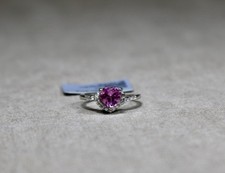 925 Sterling Silver Natural Brazil Pink Topaz Gemstone Ring