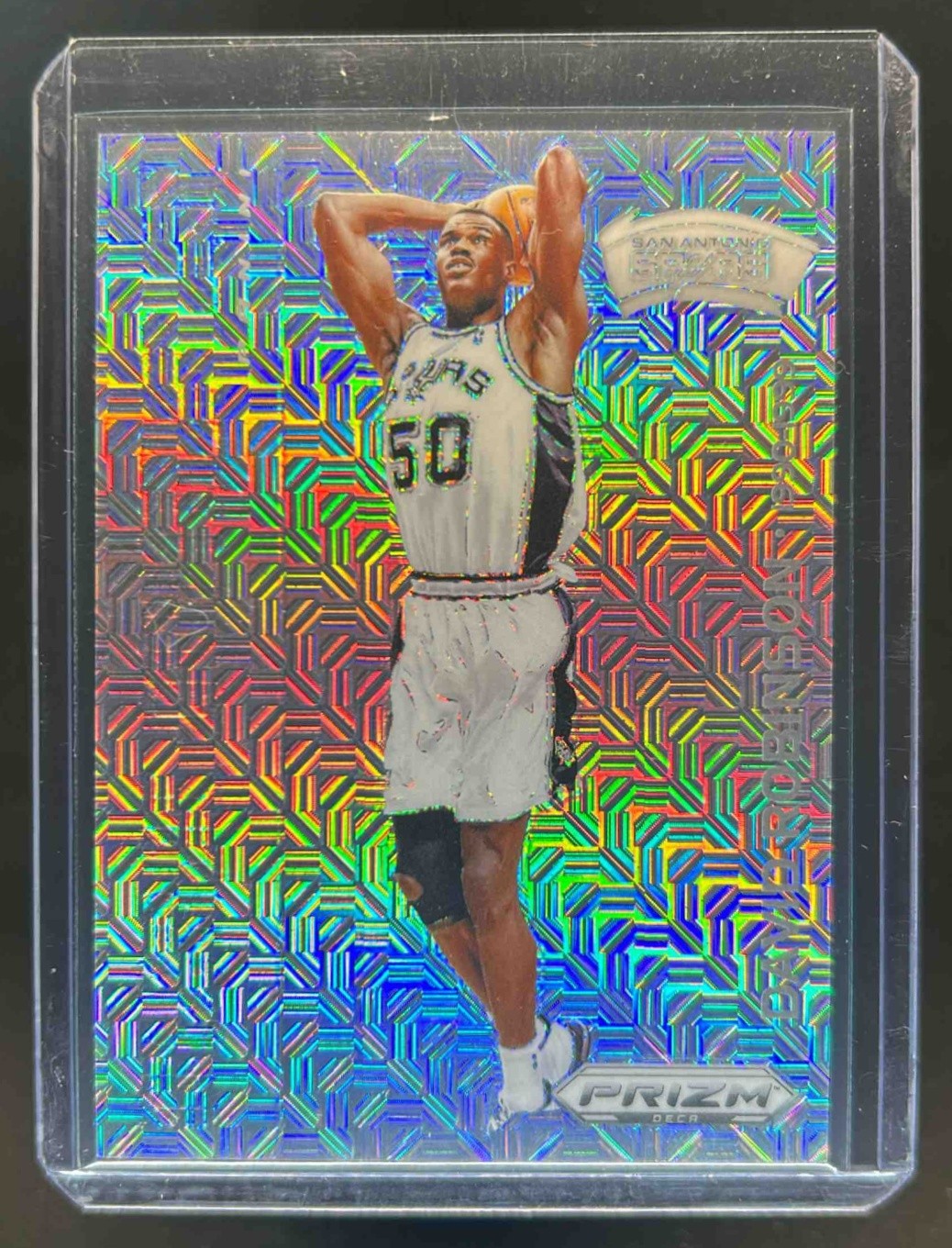 2023-24 Panini Prizm Deca David Robinson Decade Dominance Mojo #24/25 Spurs