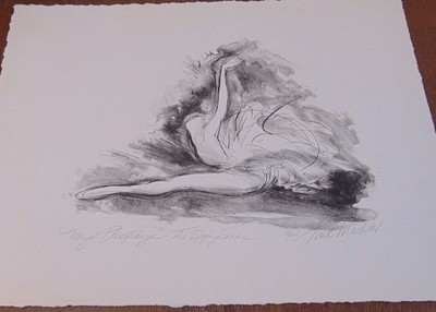 Tina MACKLER - Plisetskaya's ''Dying Swan'' litho / Sgd., ltd.  / 15'' x 20'' / Fine